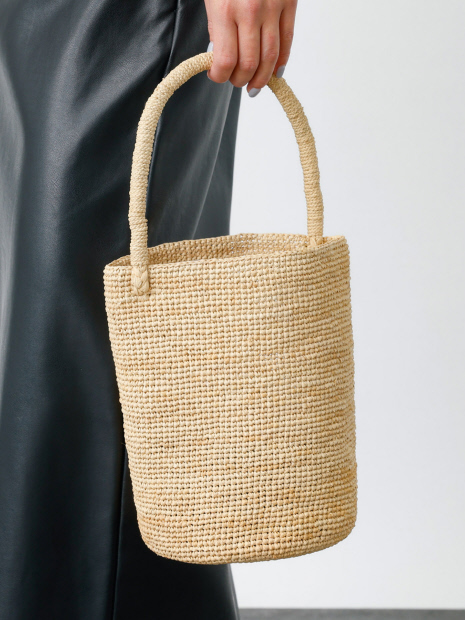 MADE IN MADA /メイドインマダ】ワンハンドル かごバッグ【WEB限定