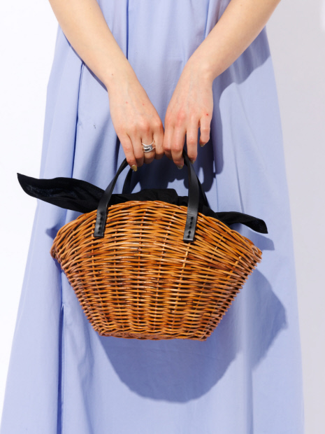 BAGMATI / バグマティ】レザーハンドルカゴバッグ【WEB限定】【予約