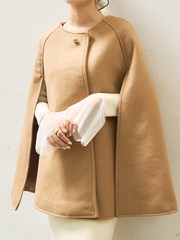 一部店舗限定】ウール混マント ケープ｜OUTLET / アウトレット