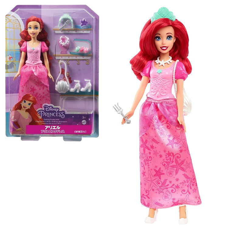 ディズニープリンセス HLX34 ディズニープリンセス アリエル フリル