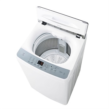 ハイアール 5.5KG全自動洗濯機 JW-AE55B-S【標準配送料2000円＋標準