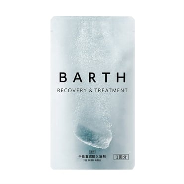 薬用 BARTH 中性重炭酸入浴剤 3錠45g バース BARTH アース製薬 【医薬