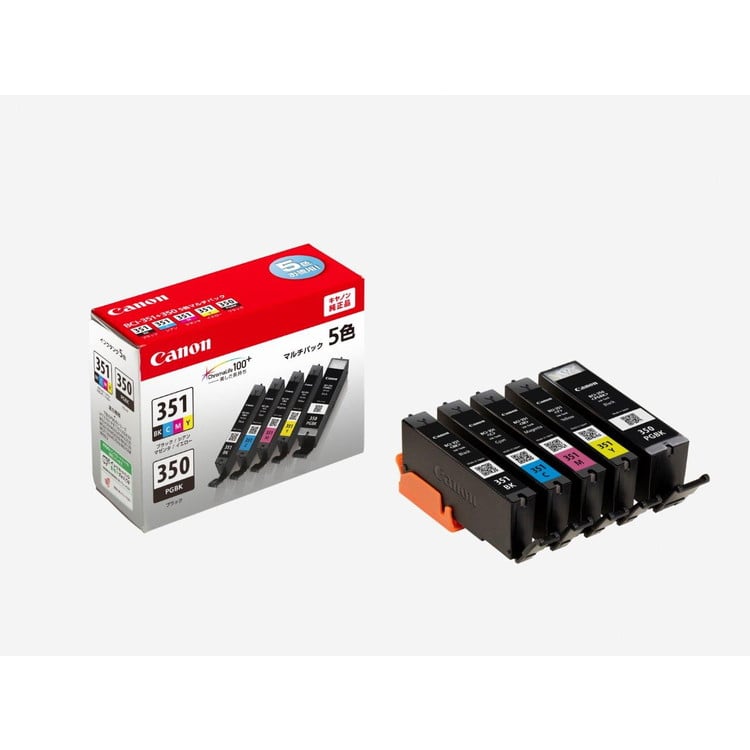 Canon インク カートリッジ BCI-351(BK/C/M/Y)+BCI-350 5色マルチ