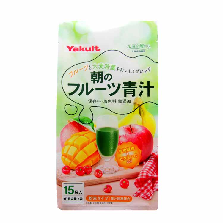 朝のフルーツ青汁 7g×15袋 ヤクルトヘルスフーズ | イオンスタイル