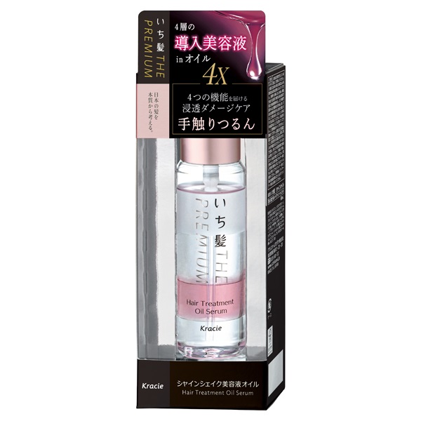 いち髪 THE PREMIUM 4X シャインシェイク 美容液オイル 60ml いち髪