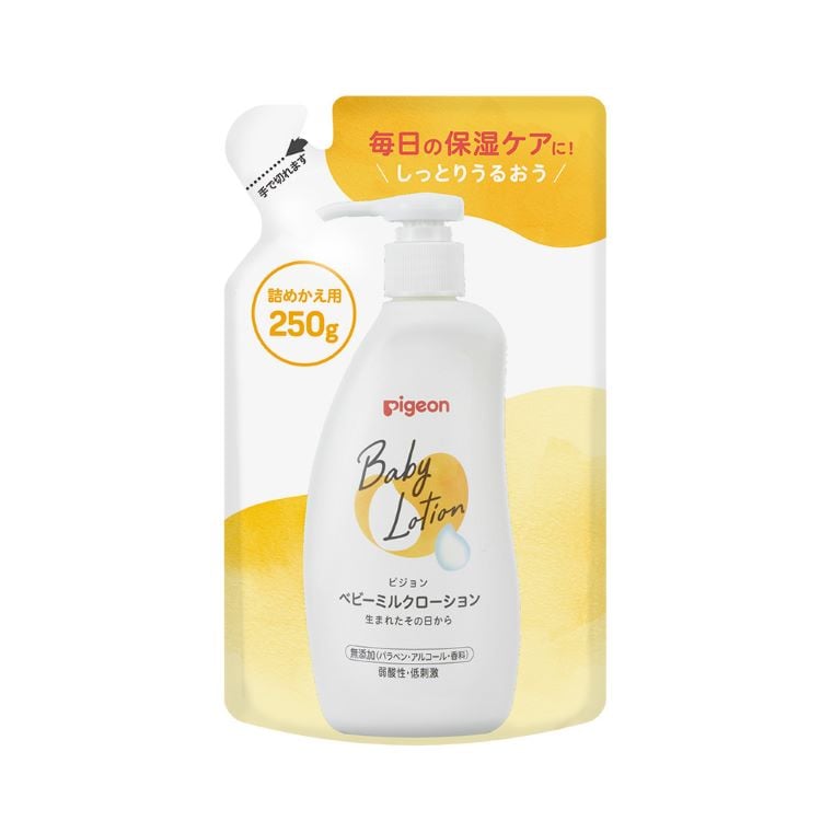 ピジョン ベビーミルクローション 詰めかえ用 250g 新生児～ 保湿