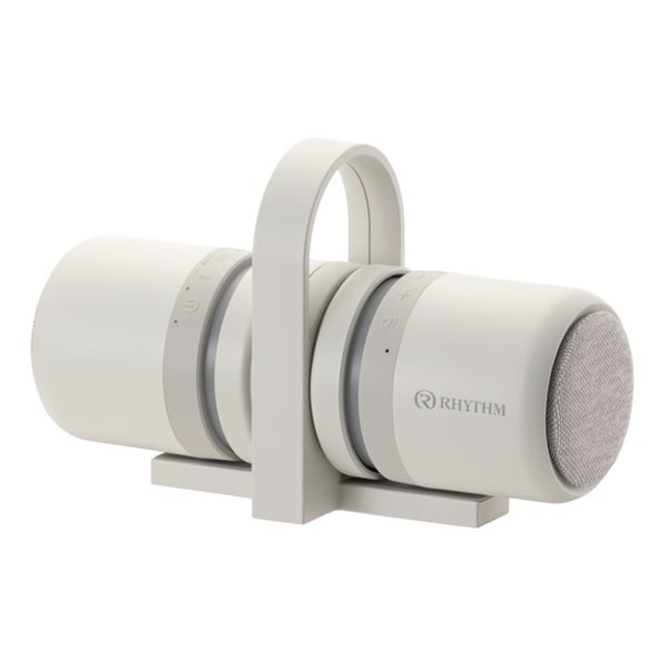 RHYTHM 防水BluetoothスピーカーMAGSPEAKER DUOライトグレー