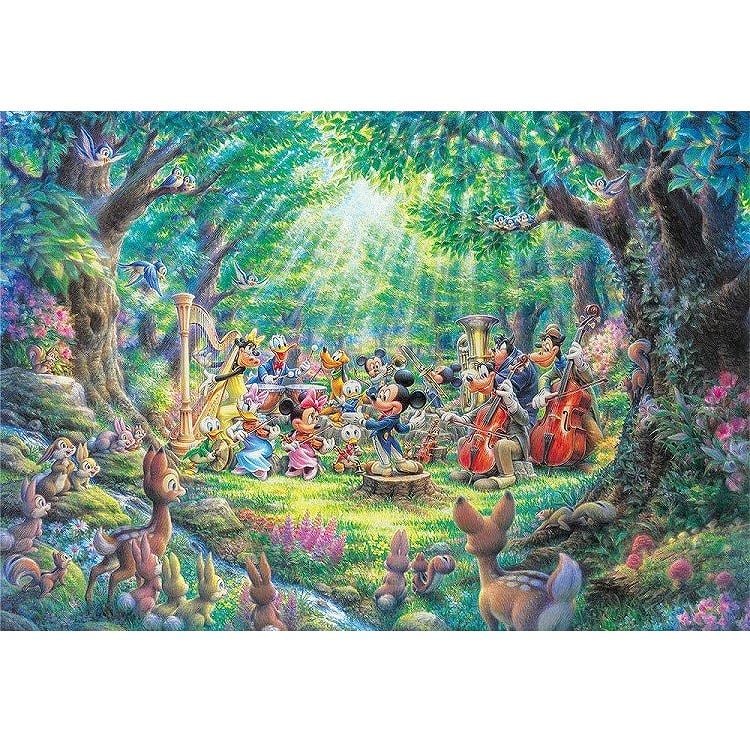 ジグソーパズル ディズニー 森のフィルハーモニー 1000ピース (完成