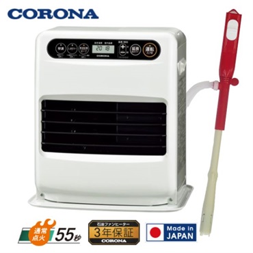 コロナ 石油ファンヒーター＋灯油ポンプ FH-G3225Y-W | イオンスタイル