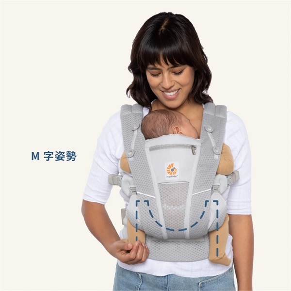 Ergobaby エルゴベビー OMNI Breeze パールグレー 新生児～ 抱っこひも