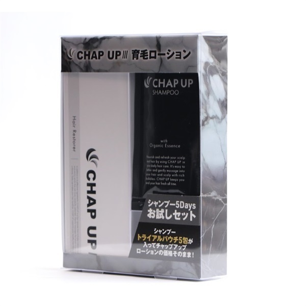 チャップアップ 薬用育毛ローション &シャンプー パウチセット
