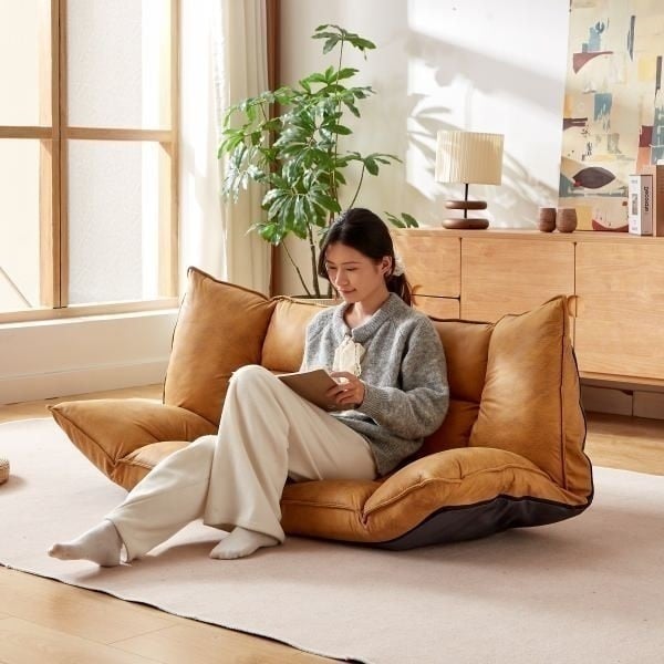 trinity ブラウン レザー リクライニングソファ trinity ブラウン