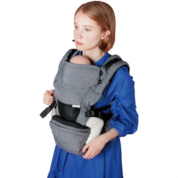 POLBAN ポルバン プライム グレー 新生児～ ヒップシート 抱っこひも