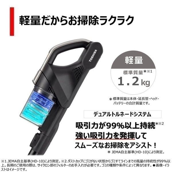 軽量トルネオ コードレスクリーナー VC-CLS11(S) 東芝 | イオン