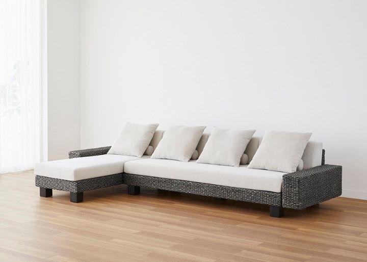 ケイ・ローソファ v01 カウチセット (ヒヤシンスDG)～床に近い暮らし