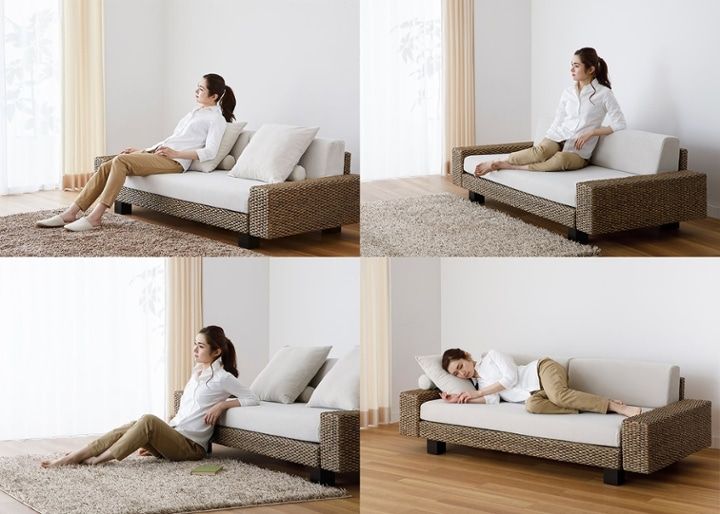 ケイ・ローソファ (ヒヤシンス)・2人掛け・3人掛け～床に近い暮らし