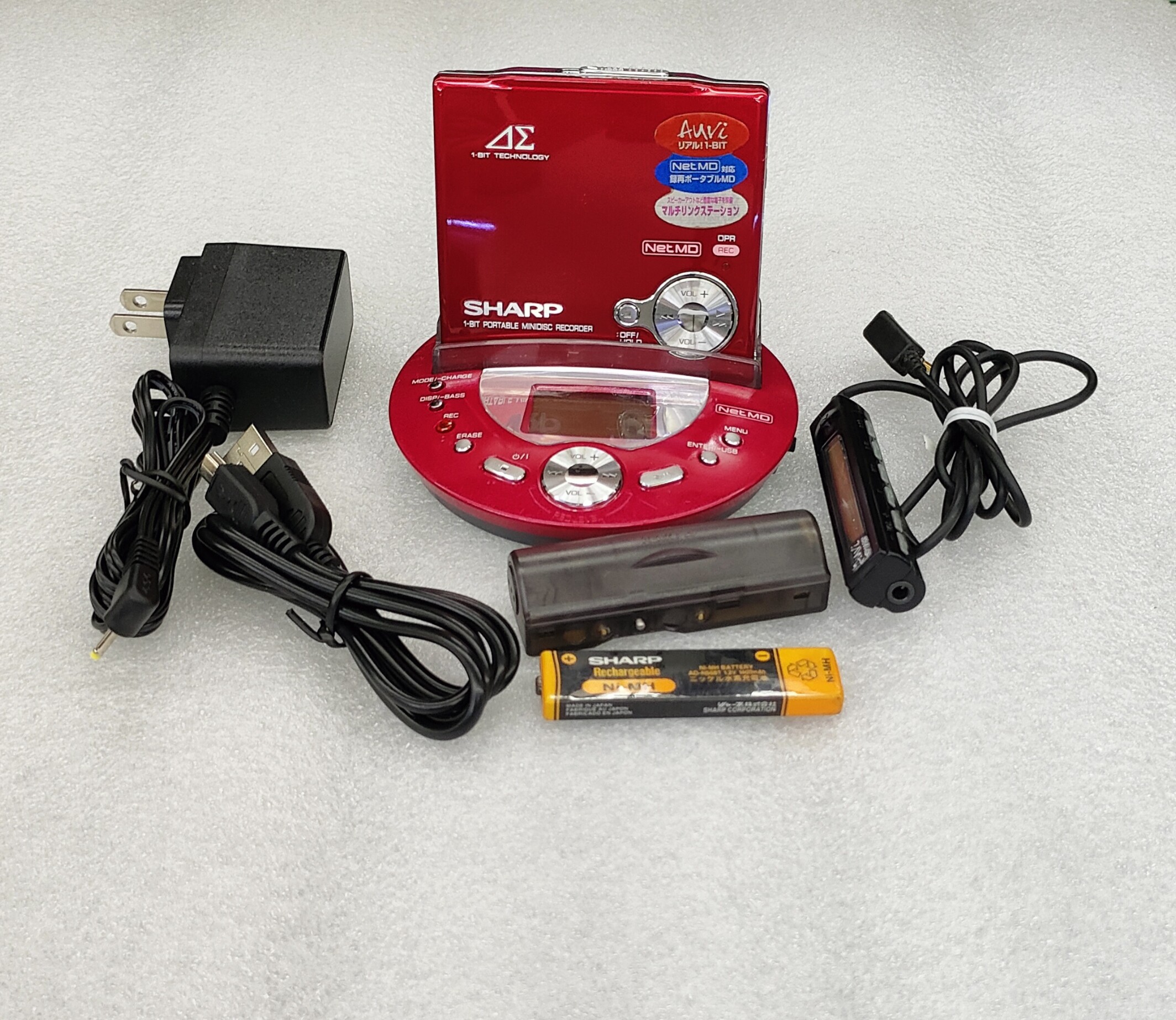 箱・付属品完備】SHARP IM-DR80-S MDレコーダー ジャンク ☆ジャンク品