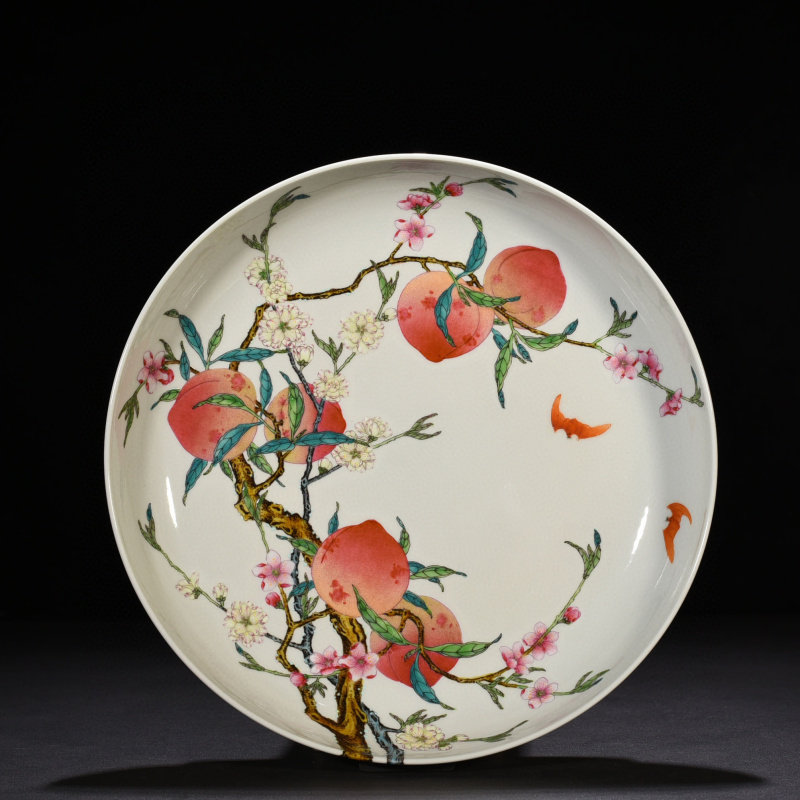 中国古玩 粉彩 天球瓶 大花瓶 高約52cm 時代物 唐物 x031135