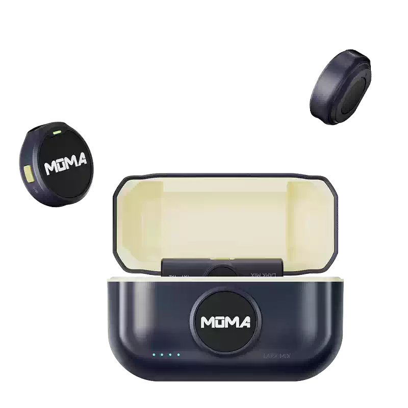 MOMA猛玛Lark MIX无线领夹麦克风直播降噪收音麦克风双人收音一拖二适用