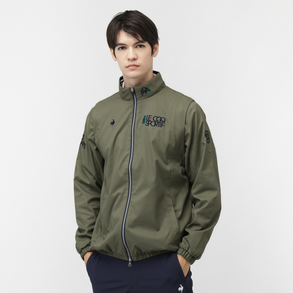 ルコックスポルティフ ゴルフ ゴルフウェア 長袖ウインドブレーカー 秋