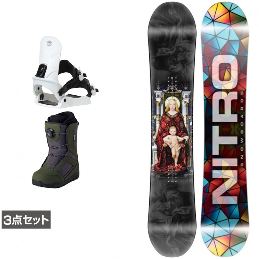 ナイトロ DEMAND LTD GULLWING ＆ CAUSE ＆ JAFFE カーキ 板＋