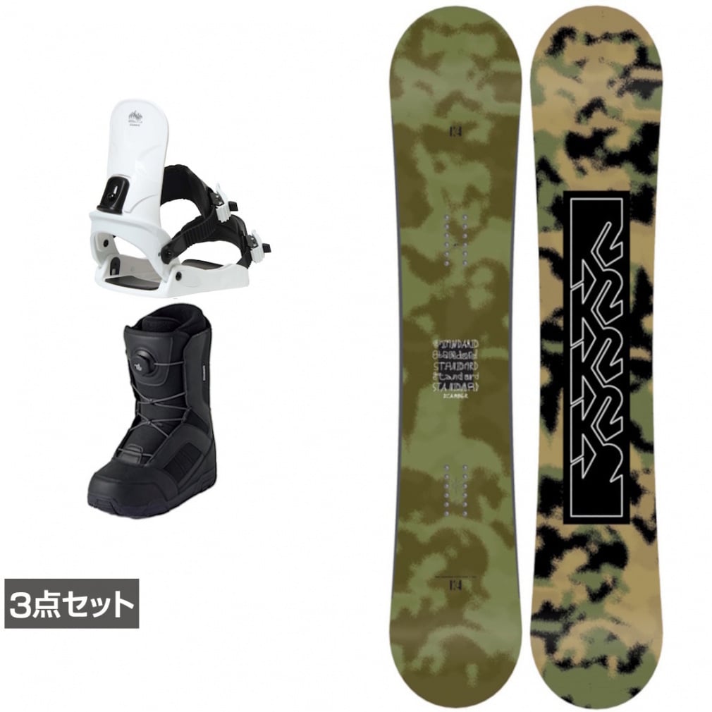 ケーツー STANDARD CAMBER ＆ CAUSE ＆ JAFFE ブラック 板＋