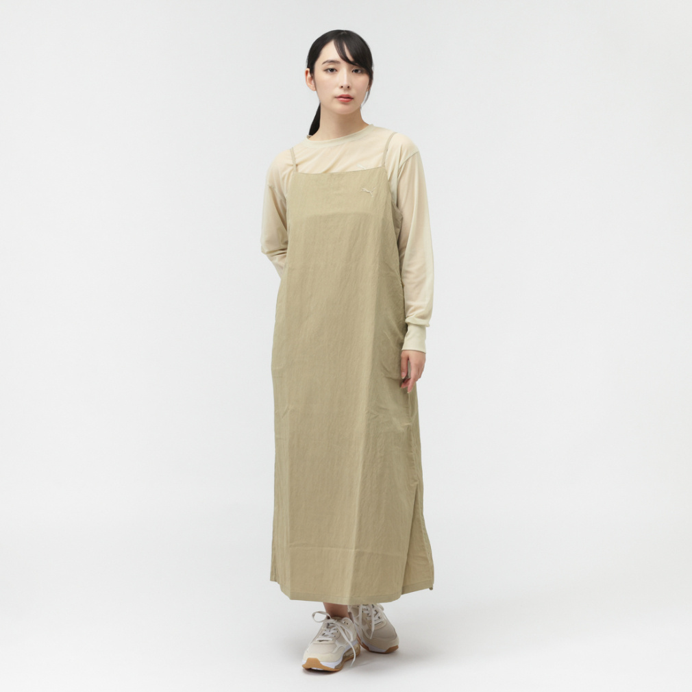 プーマ レディース ワンピース AUTUMN メッシュ ラインド ウーブン
