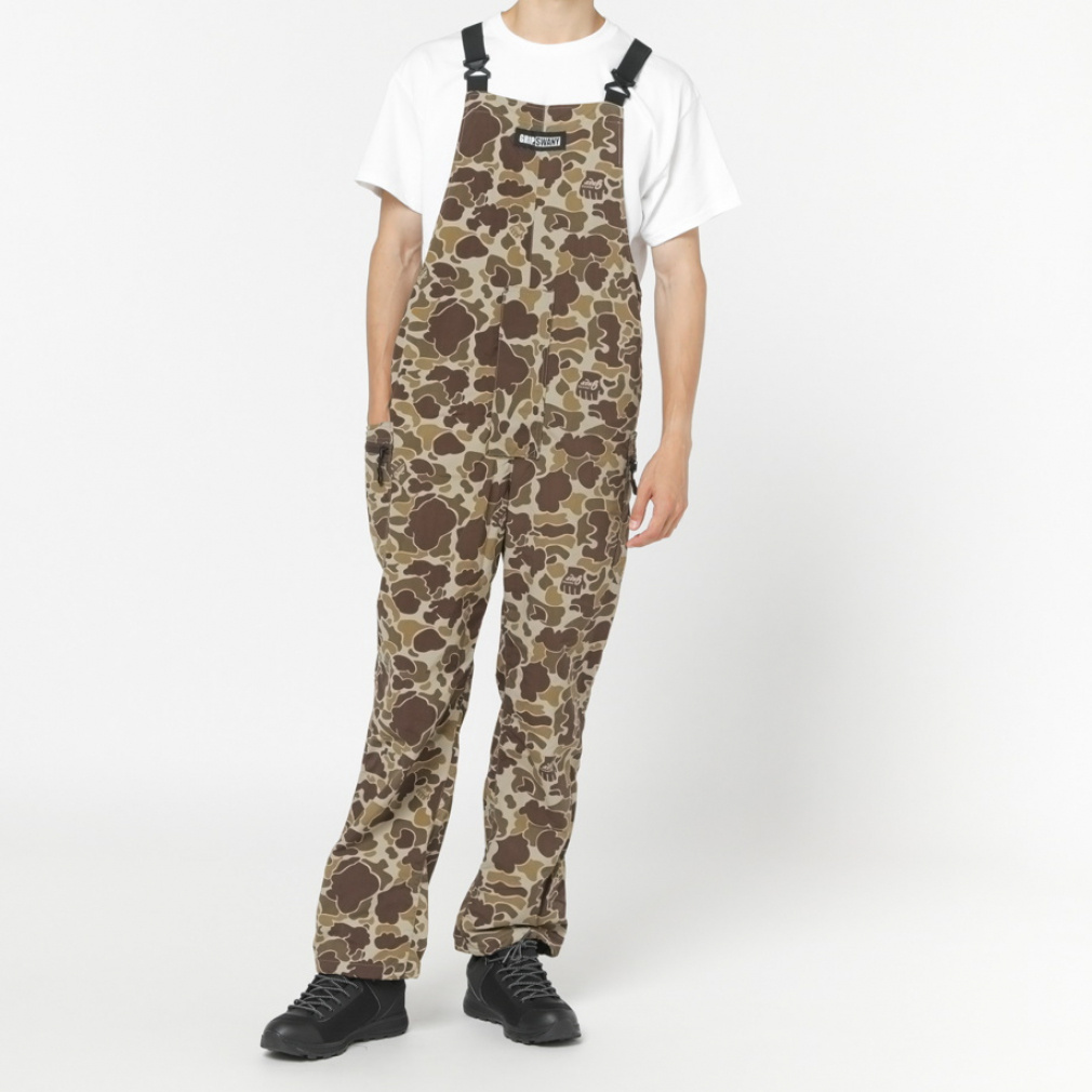 グリップスワニー メンズ アウトドア ロングパンツ オーバーオール GS