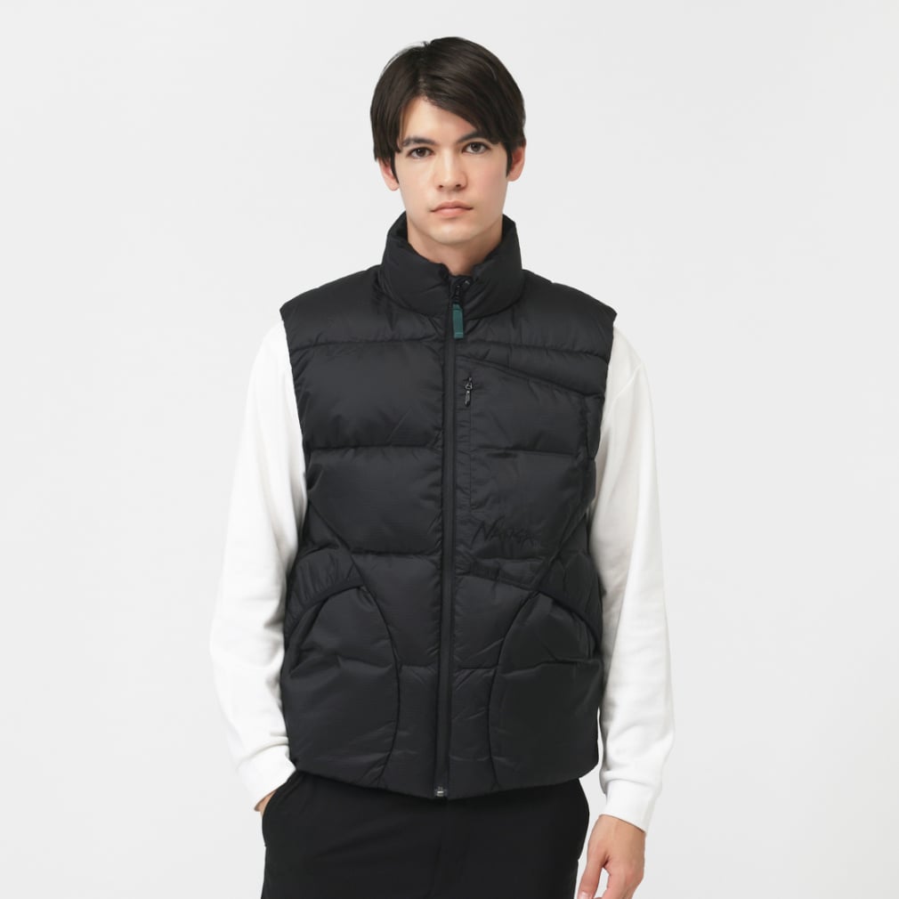 ナンガ メンズ アウトドアカジュアル ダウンベスト MAZENO RIDGE VEST