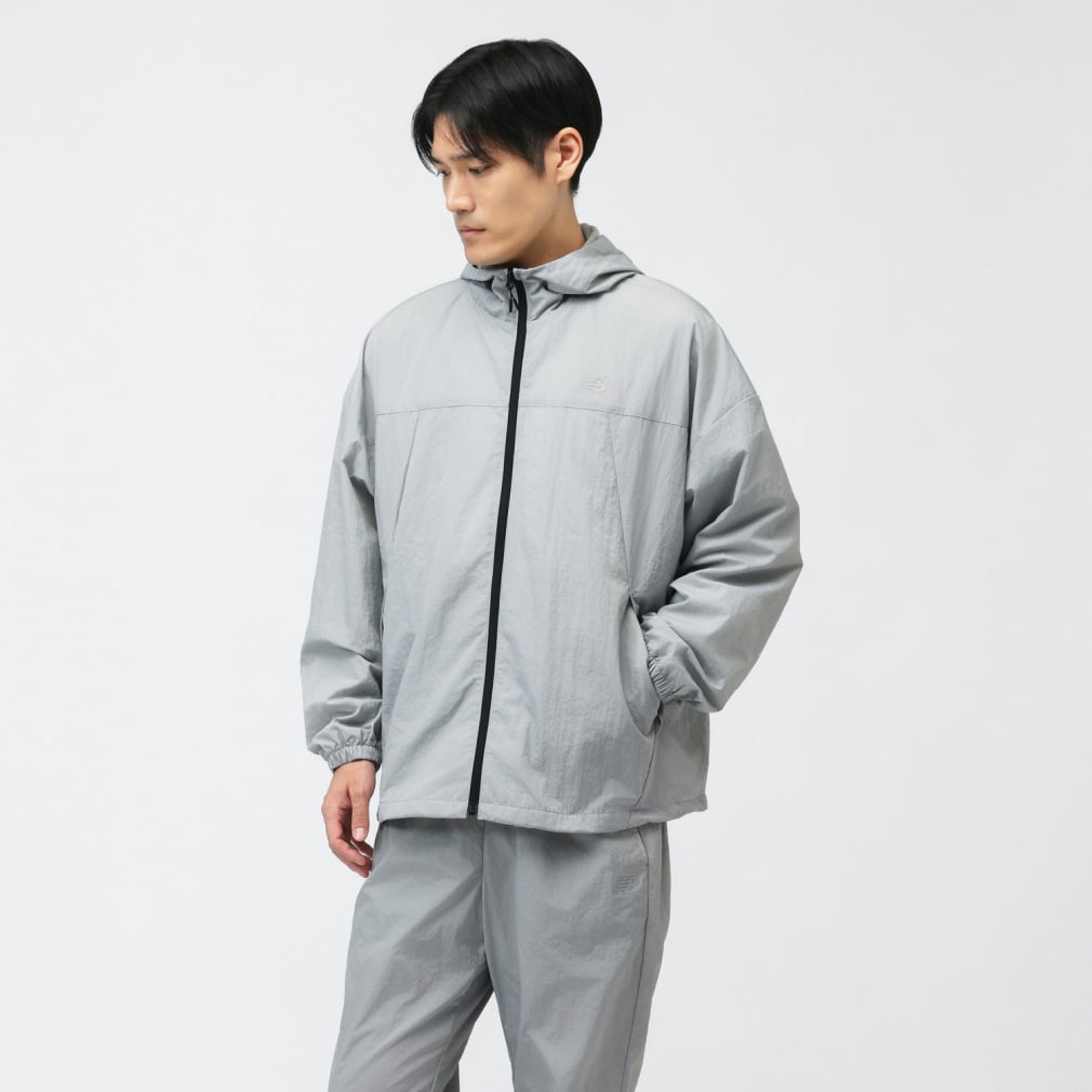 ニューバランス メンズ ウインドジャケット シャイニーウーブン