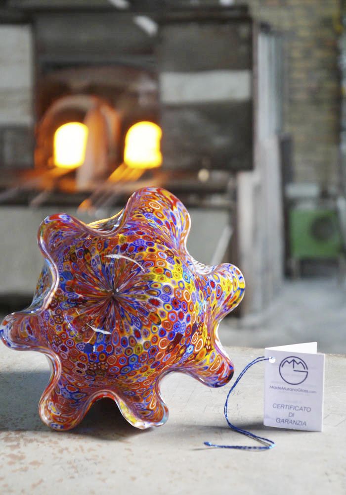 現代風花瓶 - ART 305 - Made Murano Glass - 吹きガラス製 / ムラノ