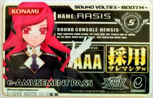 sound voltex - e-AMUSEMENT pass @ デザインまとめwiki - atwiki