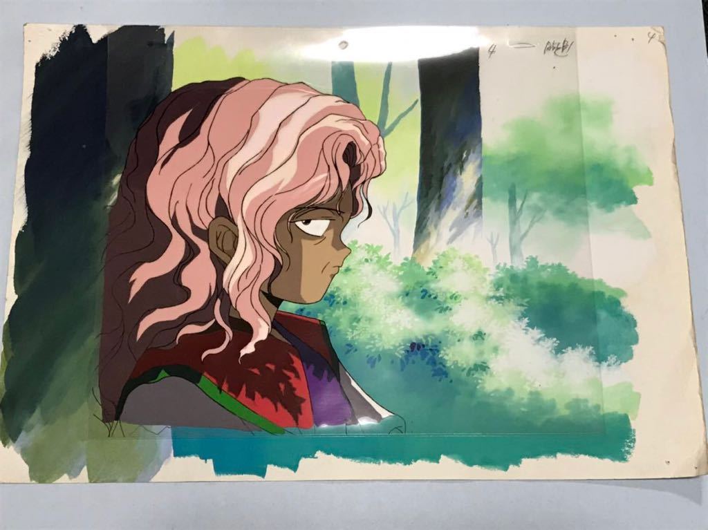 幽遊白書・「時雨・風景画付きセル画」 幽遊白書・「時雨・風景画付き