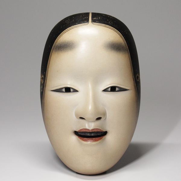 白色 女性能面 木製 木製 能面 白色 良好な状態 - メルカリ