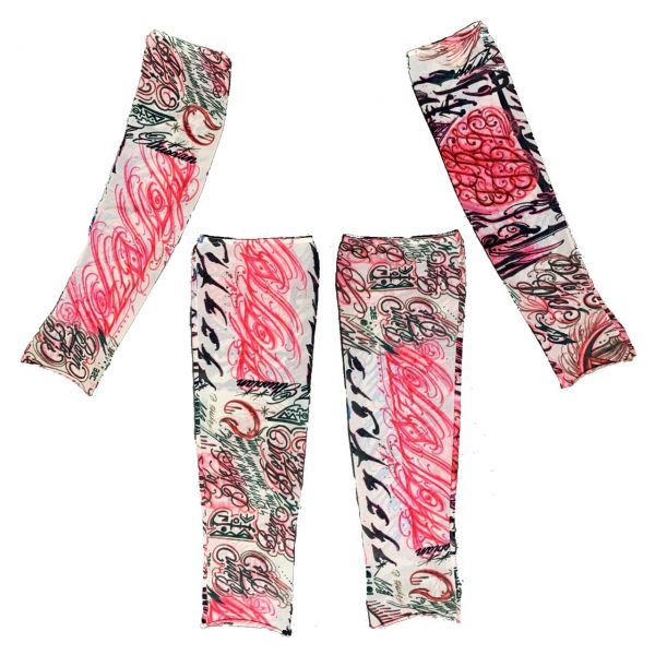 15AW Comme des Garcons Homme Plus タトゥープリント 総柄 アーム