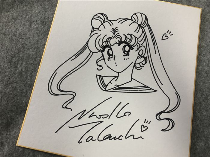 新品】武内直子 直筆サイン色紙 美少女戦士セーラームーン 月野うさぎ