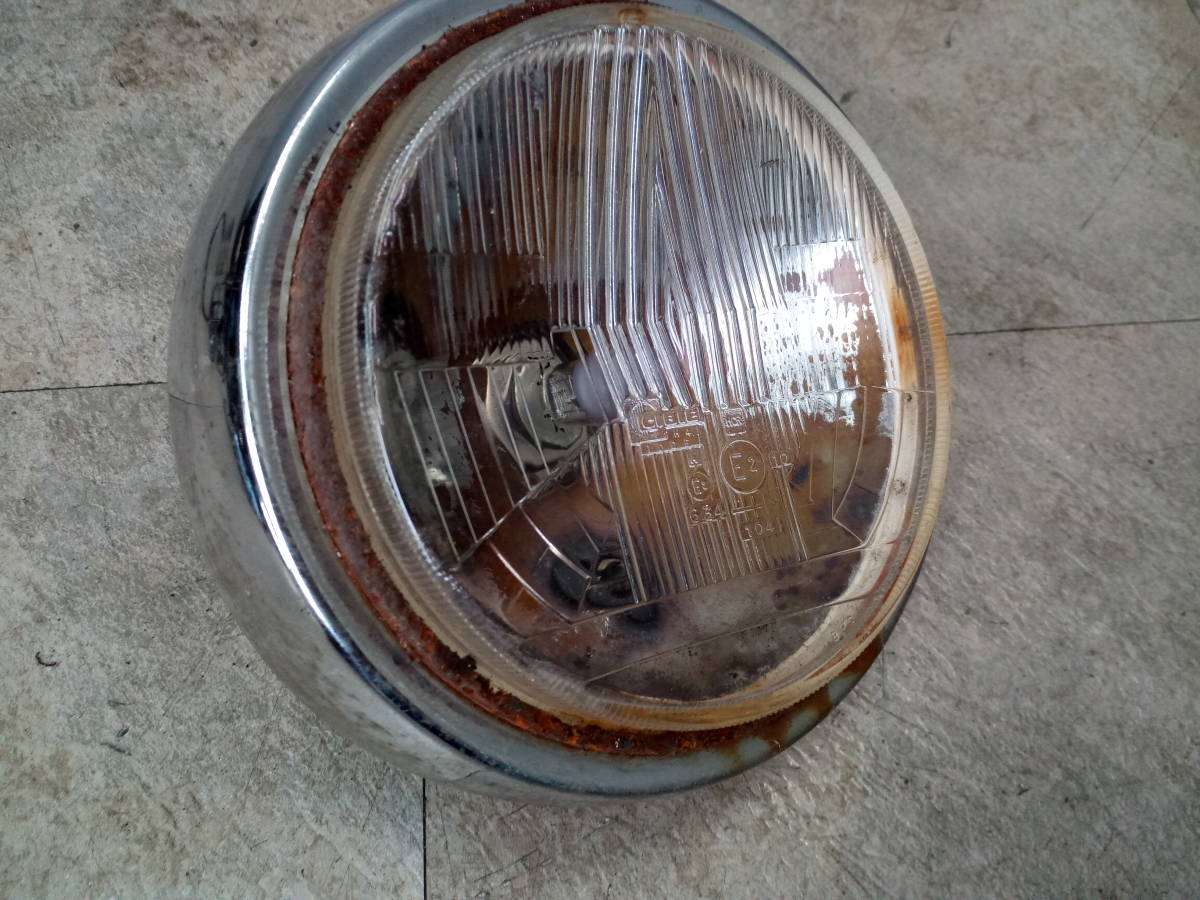 シビエヘッドライト凹み当時物160ぱいマーシャル