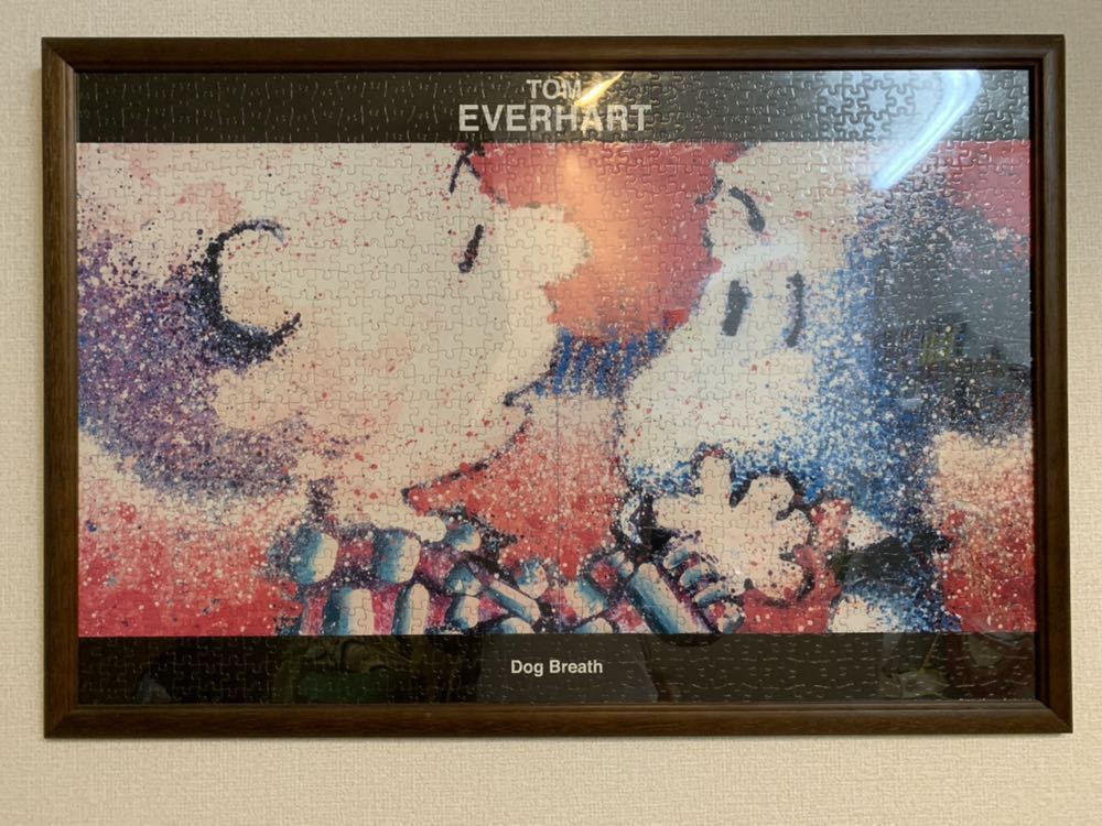 スヌーピー トムエバハート ジクソーパズル 糊付け済み スヌーピー