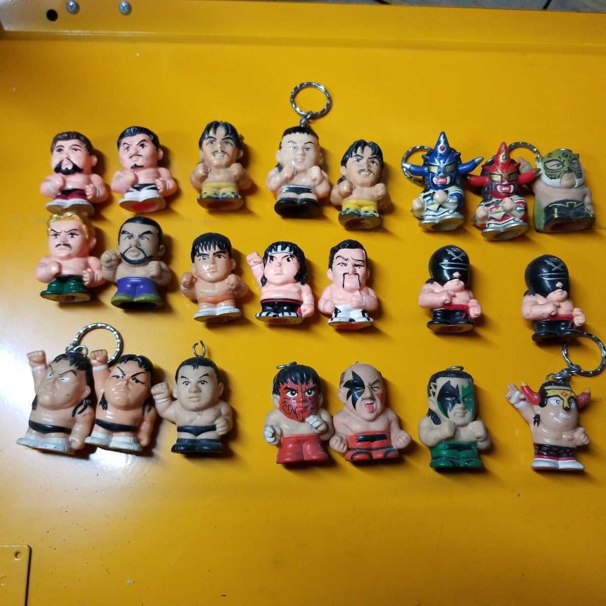 新日本プロレス キーホルダー 3個セット ライガー 武藤 蝶野 新日本