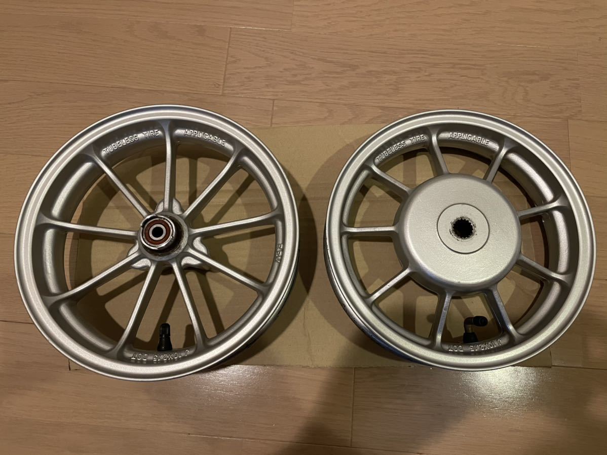 キタコ アドレスV125S用 10インチ アルミホイール 中古品