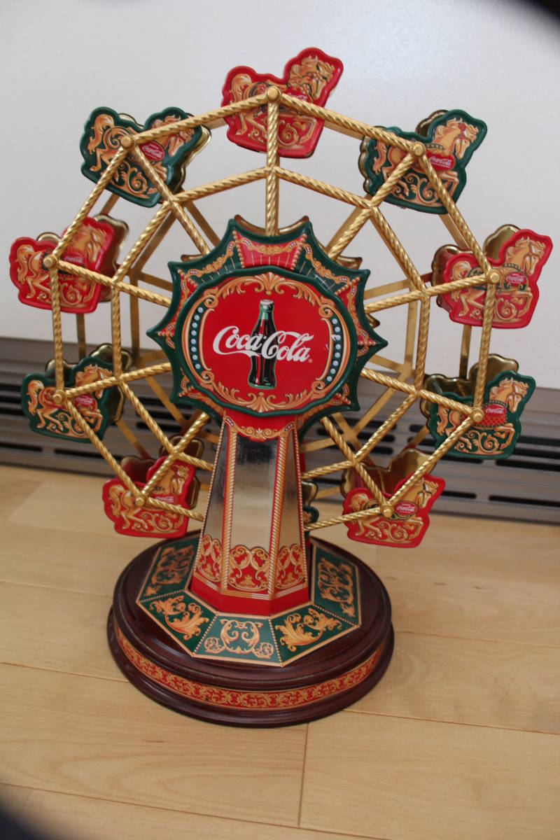 1999年 Coca-Cola franklinmint 回転観覧車 オルゴール 1999年 Coca