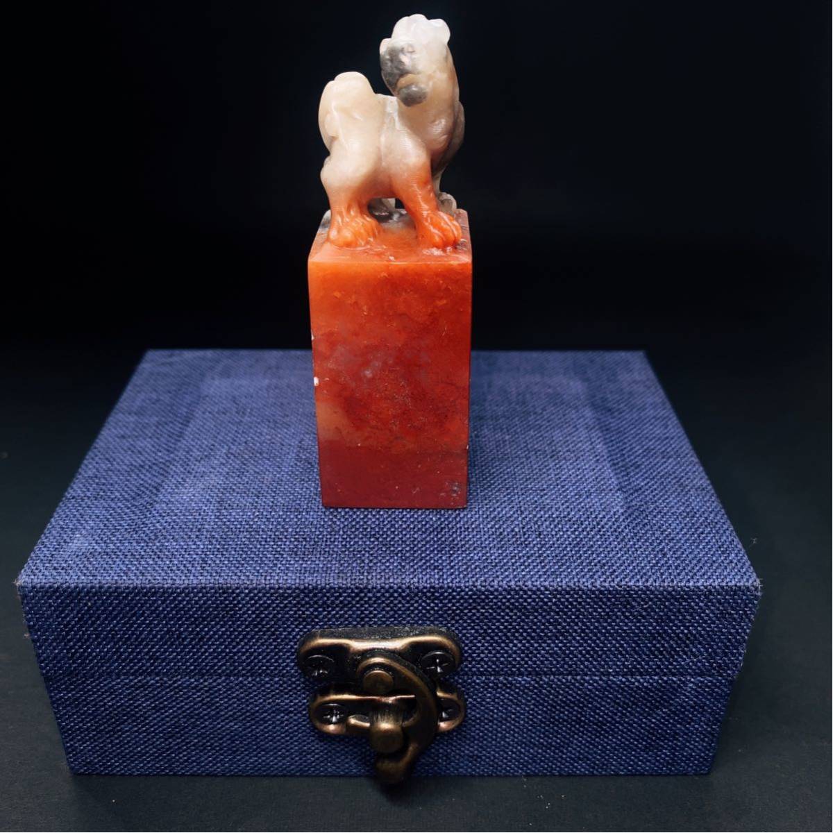 メル47009 猫 ねこ 古獣 高級印材 ラオス 篆刻 印材 印石 書道 メル