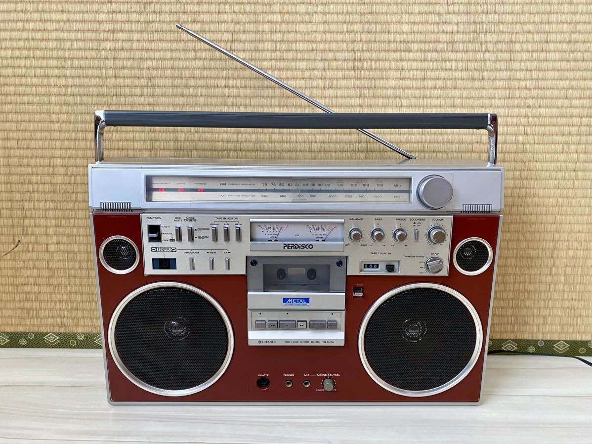 昭和レトロ☆HITACHI 日立 PERDISCO パディスコ TRK-8180 FM/AM