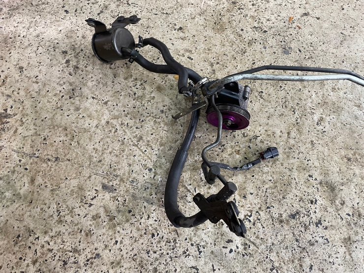 R)PS13 180SXで使用 シルビア パワステポンプ 実働品 SR20 R)PS13