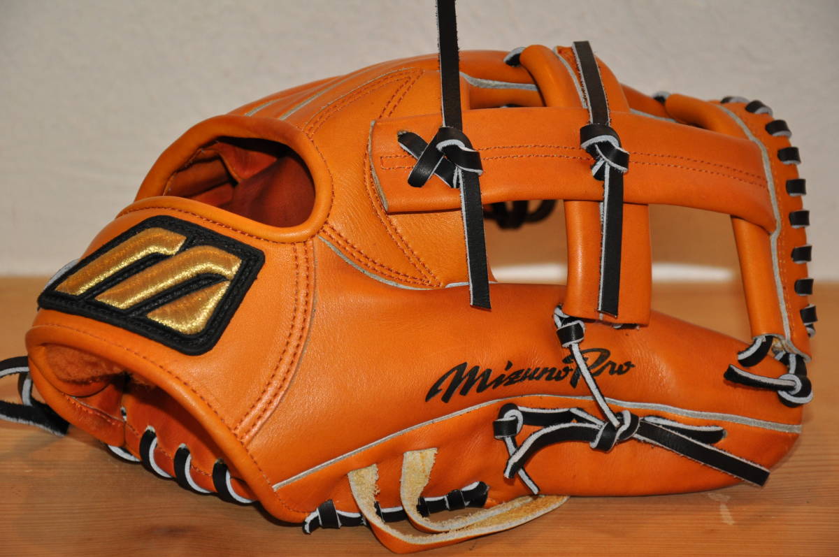 90s ミズノプロ ビッグM キップレザー 3Dテクノロジー 硬式内野用