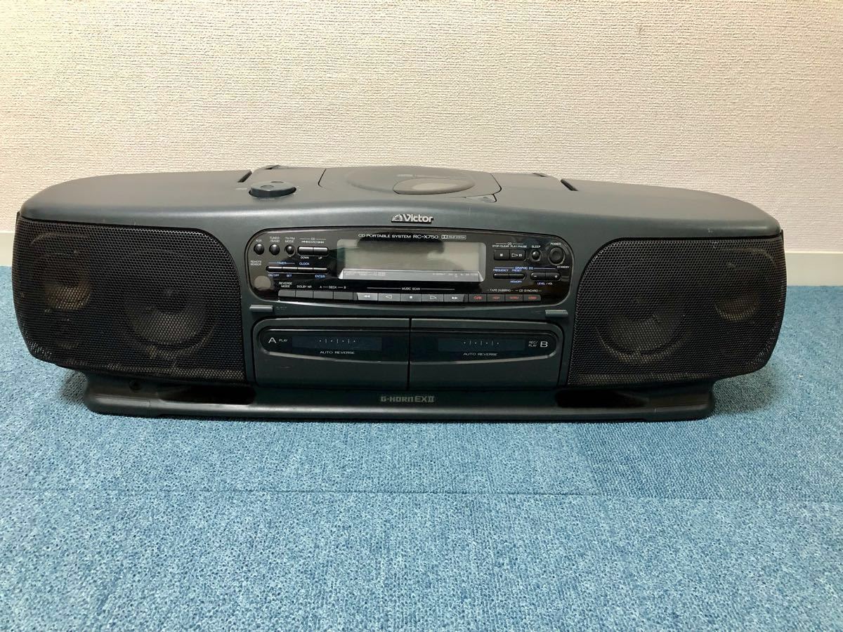 ☆動作未確認☆ バブルラジカセVictor RV-X70