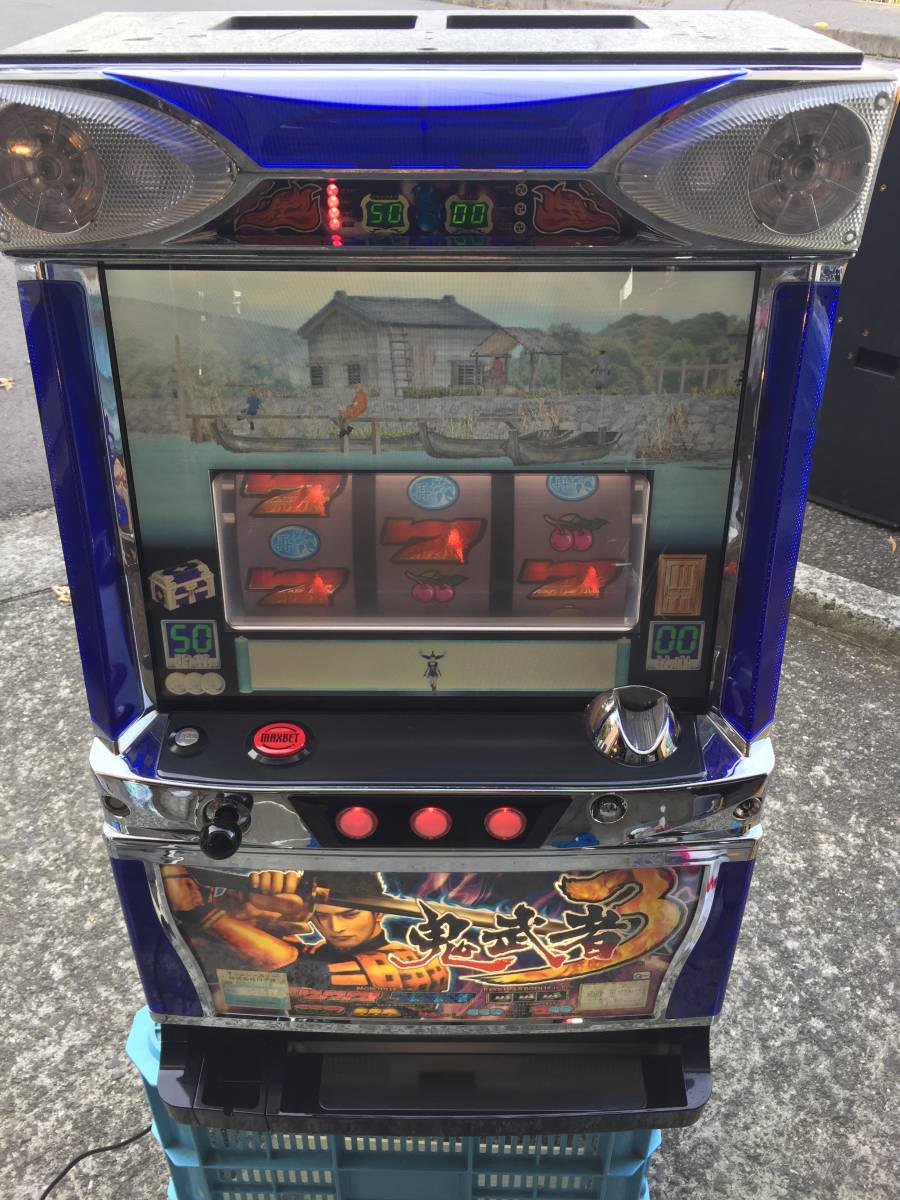 パチスロ スロット 鬼武者3 4号機 コイン不要機 動作確認済み 現状お