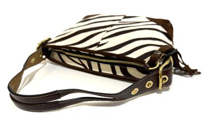 RARE COACH Y2K LEGACY ZEBRA STRIPE HAIRCALF EAST WEST DUFFLE BAG