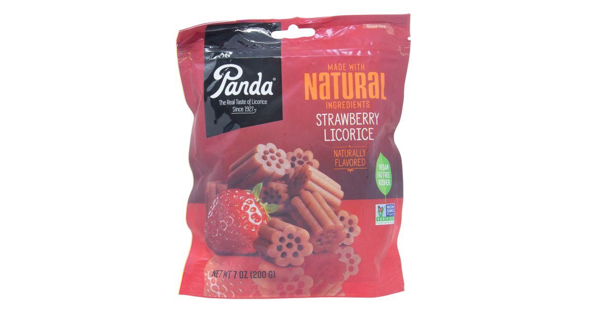 Panda Strawberry Licorice Chews - Azure Standard