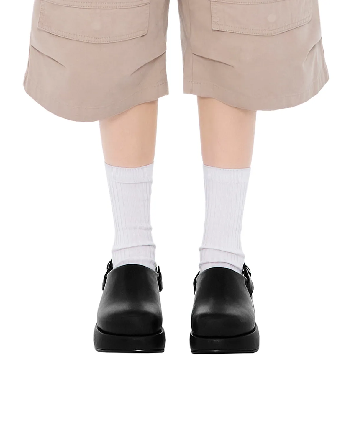 STAND OIL ] Hatched Mule 厚底2way鞋25SS | Myroom415 韓國代購